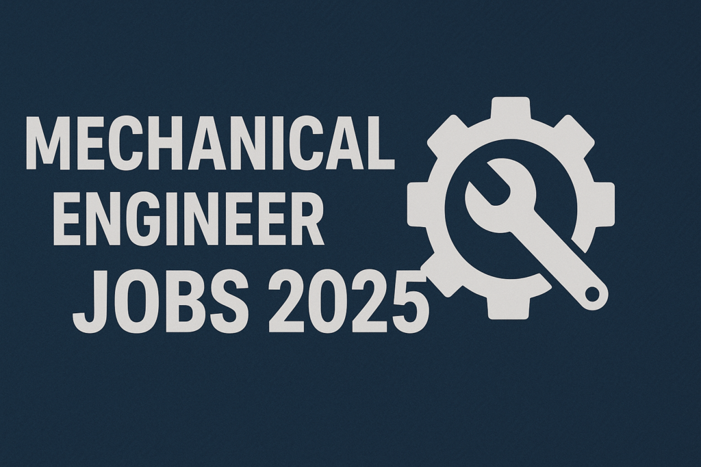 Mechanical engineer job opportunities 2025
