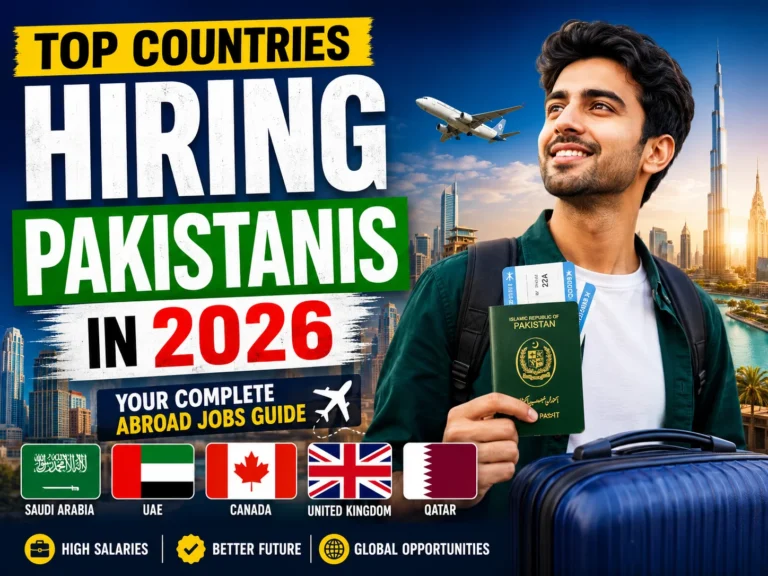 abroad jobs for Pakistanis